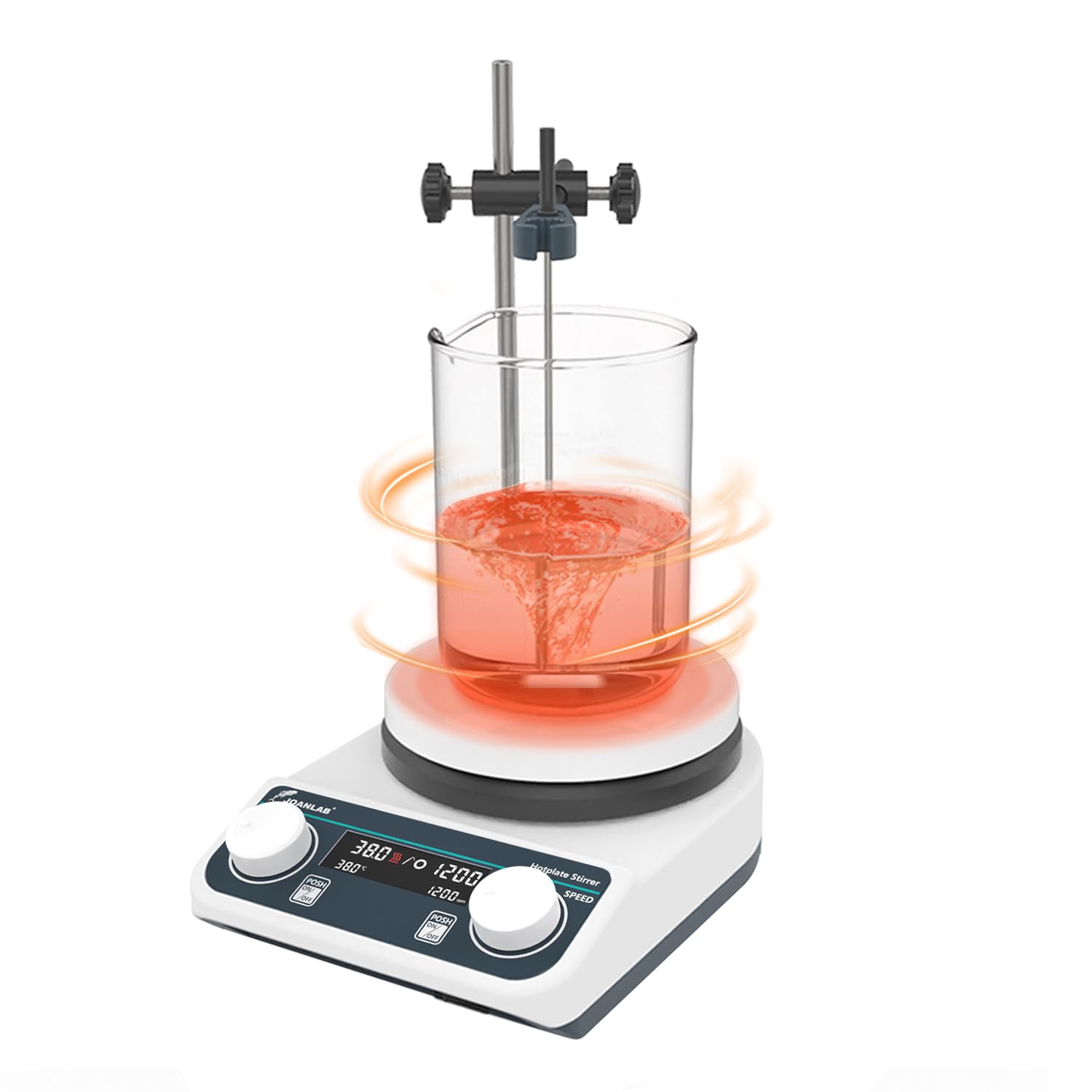 JOANLAB Digital Hotplate Magnetic Stirrer Hot Plate 200-1500rpm